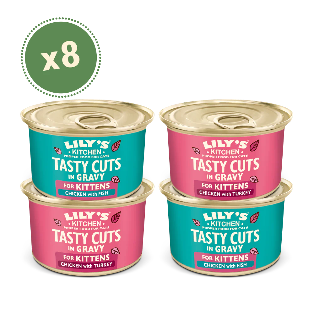 Kitten Tasty Cuts in Gravy Multipack (8 x 85g) - Image 3
